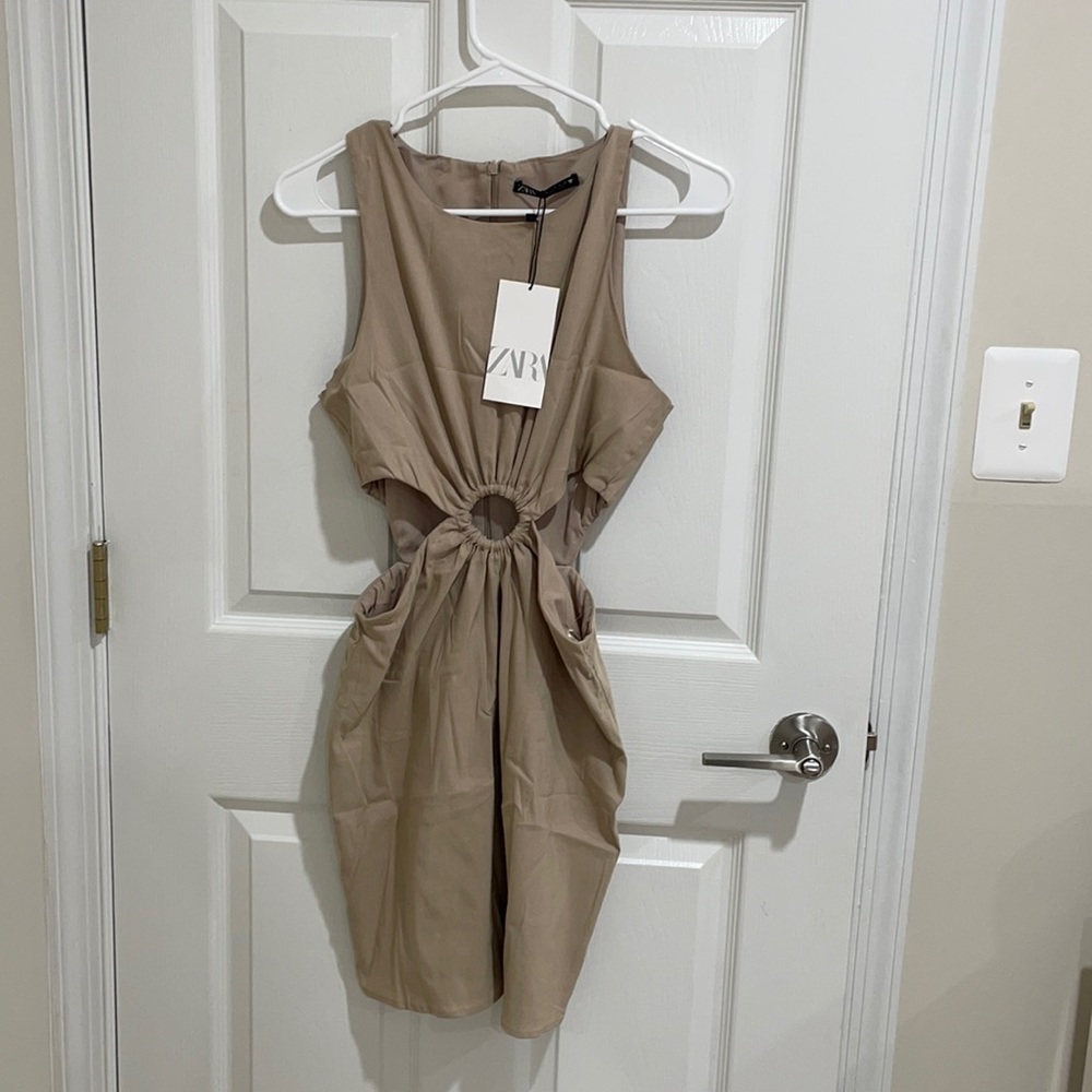 Brand New Zara mini dress with side cut outs